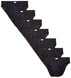 unicolor s.Oliver Herren Slip 26.899.97.2942, 7er Pack, Blau (Blue 5958), Gr. Small