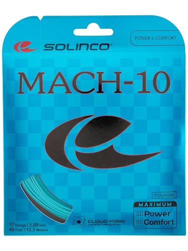 Solinco Mach 10 Tennis String - Spin, Control, and Domination Mach-10 Tennis String Set 40', 17g