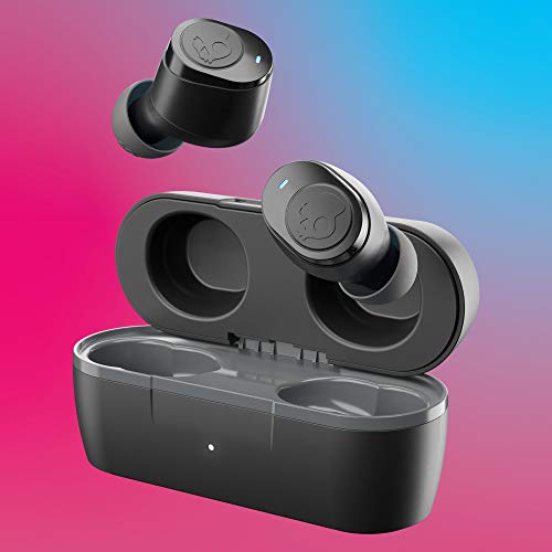 Image of Skullcandy Jib (TWS) Bluetooth Truly Wireless in Ear Earbuds with 22 Hours Total Battery, IPX4 Sweat and Water Resistant, with mic, Noise-Isolating Fit, Call, Track and Volume Control (Black)