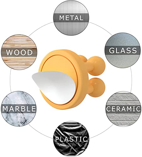 8 Pack Silicone Toothbrush Holder Multi-Function Hook Waterproof Self Adhesive Single Toothbrush Hook Razor Plug Holder For Wall For Hanging Bathroom Kitchen Living Room Office (4 Colors, Style A) #TOP4