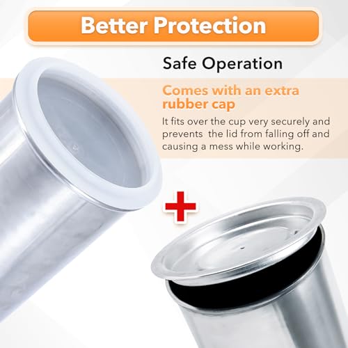 BANG4BUCK High Performance HVLP Gravity Feed Spray Gun with 1.4mm 1.7mm 2.5mm Fluid Tips, 1000cc Aluminum Cup for Auto Paint, Primer, Clear/Top Coat & Touch-Up