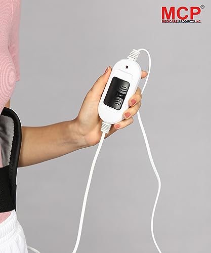 Image of MCP Healthcare Velvet Heat Therapy Electric Heating Pad: Targeted Pain Relief for Aches & Pains - Auto Temp Control, Plush Cover, Fast Recovery - The Ultimate Solution
