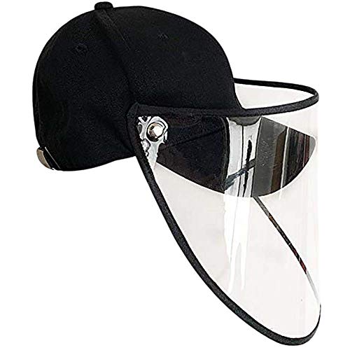 YEKEYI Cappello protettivo anti-appannamento per la saliva, berretto da baseball, maschera per il viso, Berretto da baseball, Taglia unica