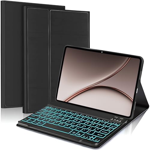 Image of ProElite Keyboard case for OnePlus Pad 4 13.2 inch 2026, Magnetic Detachable Wireless Bluetooth Keyboard for OnePlus Pad 4 13.2 inch 2026 [Built-in 7-Colors Backlit], Black