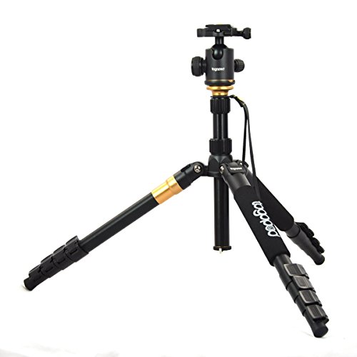 togopod Julia 2in1 Stativ & Einbein mit Kugelkopf, max. Höhe 158cm, min. Höhe 36cm, Tragfähigkeit 5kg, Gewicht 1,57 kg… – Bild 4