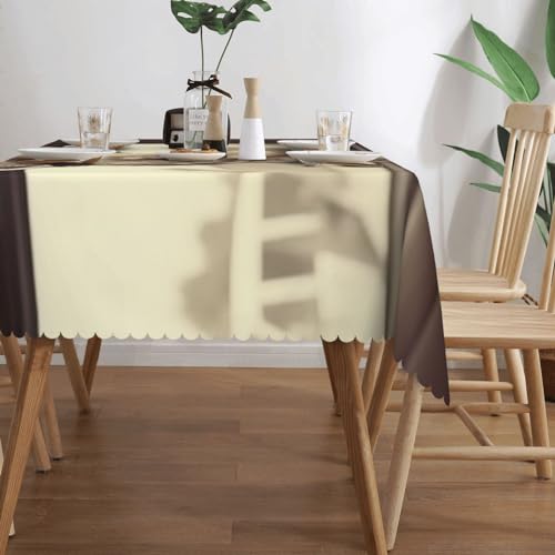 BONDIJ Il y a une girafe dans le siège arrière Nappe résistante aux déversements d'eau Nappe décorative en tissu pour table de cuisine à l'intérieur et à l'extérieur 137 x 183 cm – vue 9