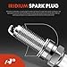 A-Premium Set of 4 Ignition Coil Pack and Iridium Spark Plugs Compatible with Honda CR-V 2010-2014, Civic 2012-2015, Accord 2008-2012, Crosstour 2008-2012 & Acura ILX 2013-2015 2.4L