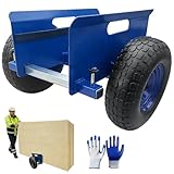 Design regolabile: goditi la flessibilità del pannello laterale regolabile, che può variare da 0 a 230 mm, i pulsanti regolabili su entrambi i lati consentono di regolare facilmente la distanza tra il carrello del pannello e il centro del carrello per bloccare carichi pesanti e garantire la stabilità durante il trasporto.