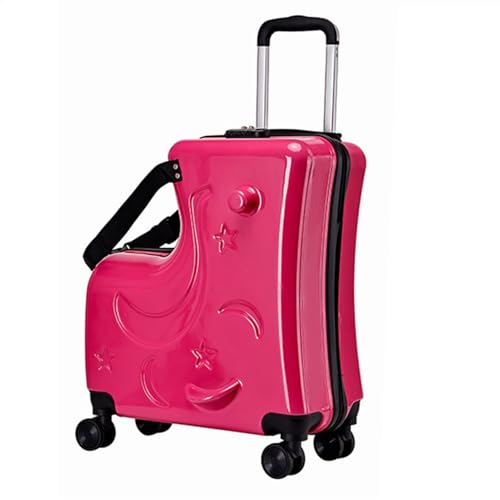 Valigia da viaggio per bambini valigia da per per ragazze Bagaglio a mano per con blocco password a 3 cifre - Trolley per da 6-12 anni con ruote silenziose da 20 pollici