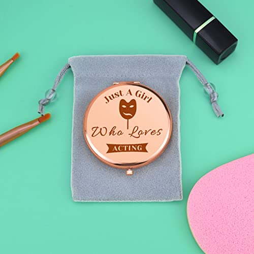 Espejo compacto de maquillaje redondo Mwphuy miniatura 7
