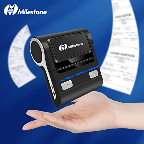 Meihengtong Bluetooth Receipt Printer 80Mm Wireless Portable Thermal Pos Printer For Small Business, Compatible With Android/Windows Not Square #TOP4
