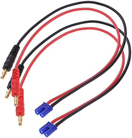 FLY RC XT60 Connector Plug -> 4mm Banana Plugs Battery Charge Lead Adapter Cable(pack of 2)
