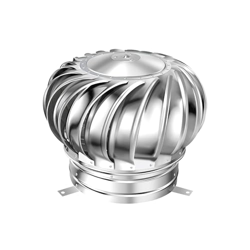 Capuchon de cheminée rotatif pour optimiser la performance et stopper le vent