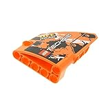  LEGO 1 x Technic Panele orange Verkleidung 13 Seite A Gross kurz glatt Fairing # 13 Side A mit Sticker für Set Motorrad 42007 64394