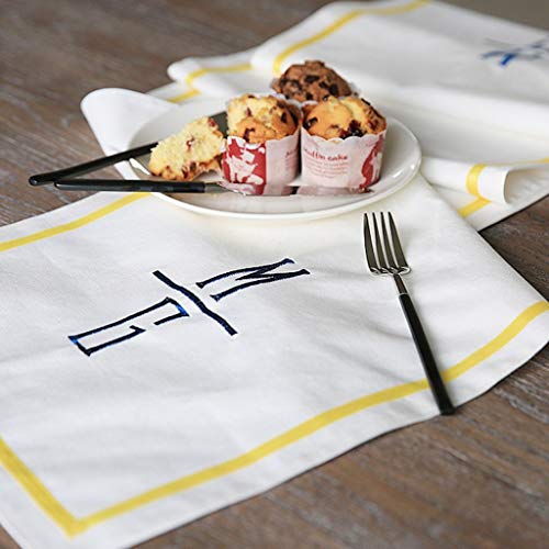 Chemin de table blanc pour protéger et habiller la table sans nappe - 3