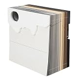 3D Castle Memo Pad 2024 Kalendarz Karteczki Samoprzylepne ze światłem, Rzeźba z Papieru do Dekoracji Biurka i Prezentów