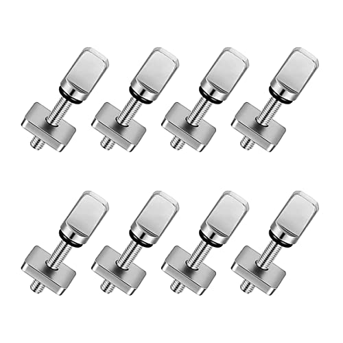YXCCSE 8 Pcs No Tool Fin Screw,Surfboard Fin Screw Stainless Steel Thumb Fin Screw Surfing Accessories for Longboard and SUP,Paddleboard Fin,Surfboard
