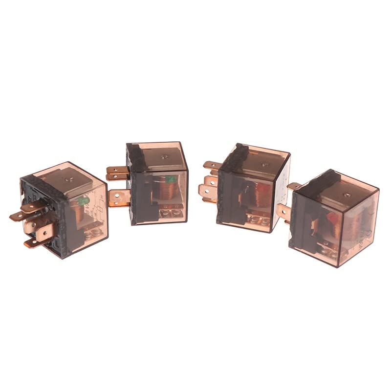Relé 1 pieza relé automotriz a prueba de agua 12V 80A 4/5Pin SPDT dispositivo de Control de coche relés de coche DC conmutación de alta capacidad Piezas de recambio(Size:24V 5PIN 80A)