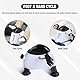 Endless Portable Pedal Exerciser with Digital Monitor | White | Material: Alloy Steel | Under Desk Bike Pedal Exerciser | Foot Cycle | Arm and Leg Exercise Peddler Machine | for Men and Women