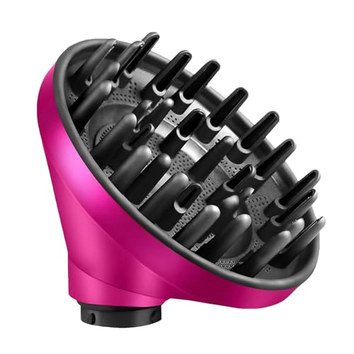Upgraded Diffuser for Dyson Airwrap Styler HS08 HS05 HS01, Converting for Dyson Airwrap to Hair Dryer Diffuser Attachment, Diffuser Nozzle Attachment for Dyson for Airwrap (Rose)