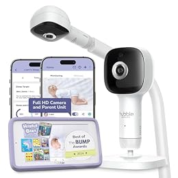 HUBBLE CONNECTED SkyVision AI Pro Baby Monitor Camera, HD 5" Home Display