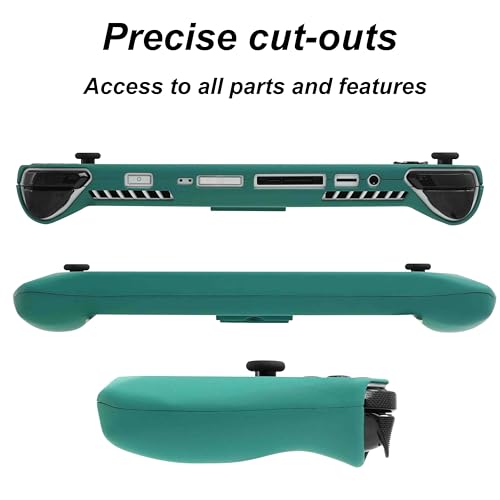 EIELST Designed for ASUS ROG Ally 2023 Protective Case - [10 FT Military Grade Drop Protection] Cover Non-Slip Shell Case for Rog Alloy Gaming Handheld with Kickstand - Midgreen by EIELST - Image 3