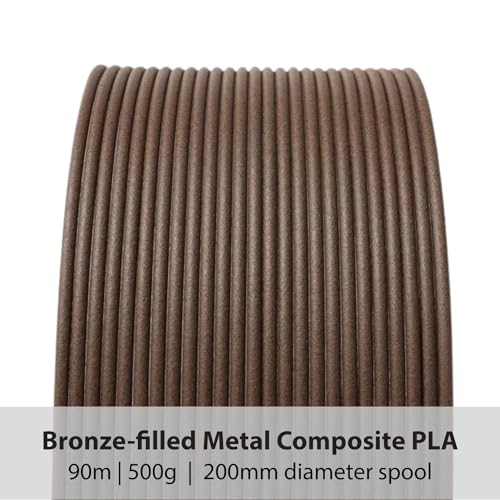 Brąz wypełniony PLA, 1,75 mm 500 g szpula