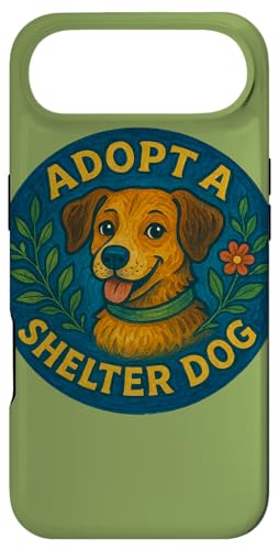 Adopt a Shelter Dog ybgD ̗{qgA[g X}zP[X iPhone Air p