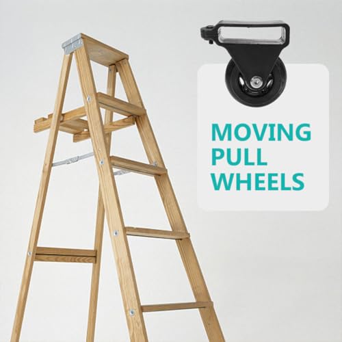 Ruedas retráctiles para escalera de aluminio pack de 4 accesorios ajustables 7