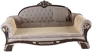 perfk Cat Scratching Board Toy - Sofa Shaped Cat Lounge Bed, Cat Corrugated Paper Cardboard Scratcher Pet Supplies, 57x29x27cm