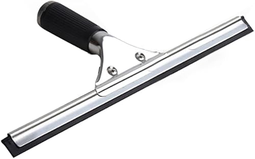 Escobilla de vidrio negra de 14 pulgadas para limpieza de ventanas, herramienta de limpieza de hogar multiusos para parabrisas de automóvil, espejo, disponible en Yaxa Costa Rica