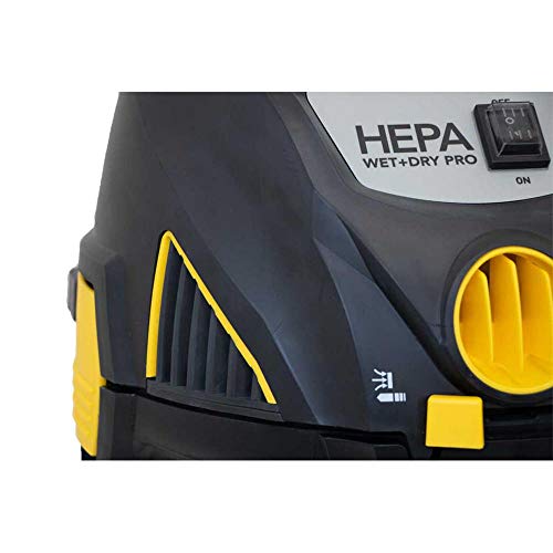 Hepa Wet+Dry Pro Vacuum, 8 Gallon Shop Vac-Wet+ Dry Vacuum. Commercial, Contractor, Professional, Home Use. Dustless Vacuum. Lead Safe Black #TOP3
