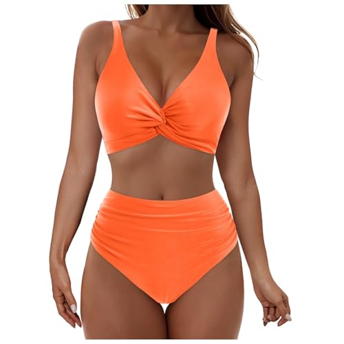 Bikini Damen Bikini Blumen Übergröße Sommer Must Haves Push Up High...