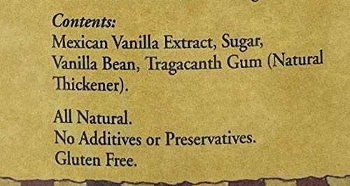 Miniatura 4 de Blue Cattle Truck Trading Co. Pasta gourmet mexicana de vainilla, medio galón, 64 onzas