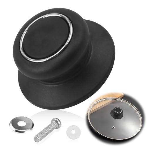 Perillas Utensilios Cocina Universal Perilla de Tapa de Olla Pomo Recambio Tapadera Perillas para Tapa de Cacerola Apto para Mango de Tapa de Cristal Olla de Acero Inoxidable Utensilios de Cocina