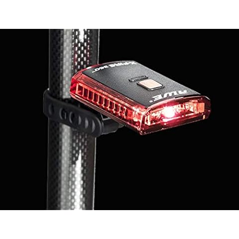 AWE® X-Fire 360™ USB 2.0 10 Lumens Rechargeable Rear Light Black (No More Batteries!) CE Approved Cover