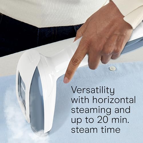 Conair Handheld Garment Steamer for Clothes, Turbo ExtremeSteam 1875W Fabric Clothes Steamer, Portable Handheld Design, Strong Penetrating Steam, Blue - Image 6