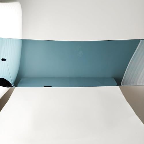 Miniatura 5 de RS-1 Escudo para Bell Qualifier DLX, Vórtice, Revólver, RS-1, RS-2, visera protegida contra rayos UV para casco de moto (negro claro, para día y