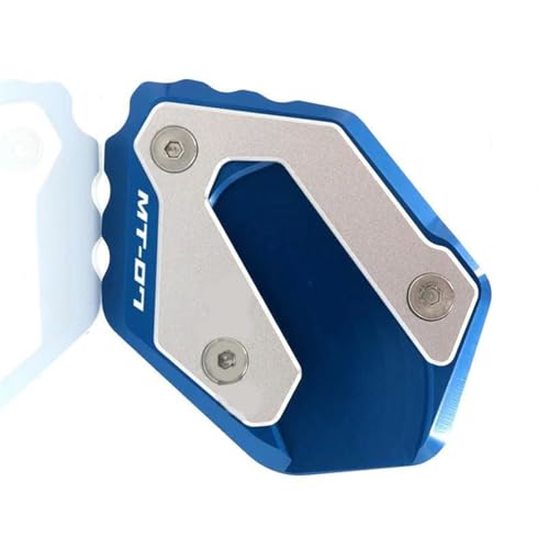 Extension béquille latérale YAMAHA MT-07 accessoire moto élargisseur turquoise
