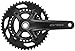 Shimano GRX Unisex FCRX600102E60 Shimano najnowsza seria poziom 2, czarny, 46/30 zębów