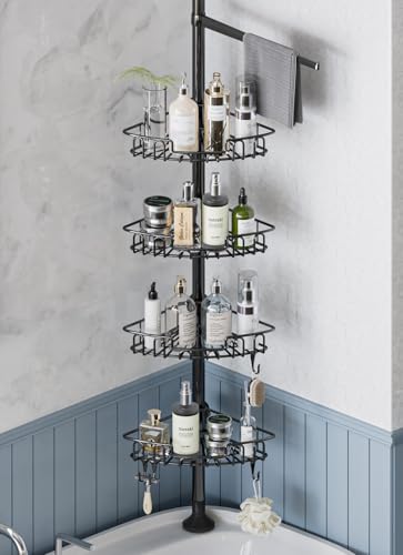 Estante de ducha sin taladrar esquina estantería