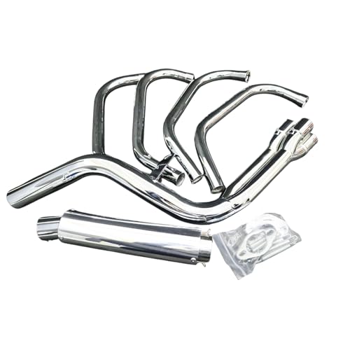 Amazon | 富士創業 CB400SF NC31 用 6分割 マフラー メッキ/レインボー