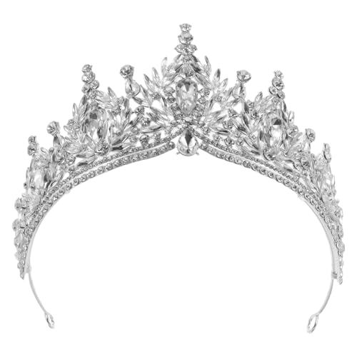 Couronne de mariée de style royale en strass pour un mariage unique