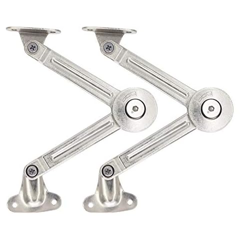 Tuggui Lid Support Hinge Lift Up Stay Buffer Damper Soft Close for Kitchen Cabinet Door Cupboard Pack of 2 Cover