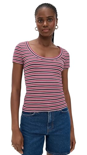 Madewell Women's Regenerative Cotton Ribbed Scoop Neck Tee