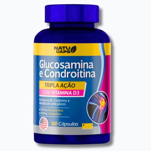 Glucosamina 1500mg Condroitina 1200mg Importado 120 Cápsulas