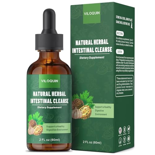 Gut Cleanse Detox Liquid, Natural Herbal Intestinal Support with ...