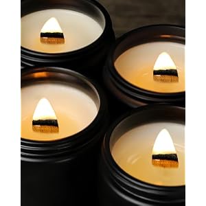 AOOVOO Scented Candles for Men - Candles for Home Scented, Soy Candles, Scented Candles Set, Men Candle Set, Rose Sandalwood/Whiskey Caramel/Lavender/Leather Candles Set T AOOVOO Scented Candles for Men Candles for Home Scented Soy Candles Scented Candles Set Men Candle Set Rose SandalwoodWhiskey CaramelLavenderLeather Candles Set T