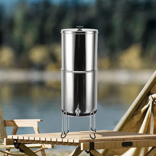 Purificador de agua de 2,9 galones en acero inoxidable para un filtrado práctico por gravedad 2
