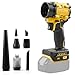 Cordless Blower and Handheld Vacuum 2 in 1 Compatible with Dewalt 20V Battery (NO Battery), 150W Brushless Compressed Air Duster, Portable Vacuum with 5 Nozzles for Car, Home, Office, Kitchen